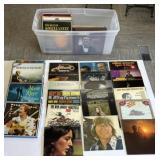 Large Tote of Records Albums