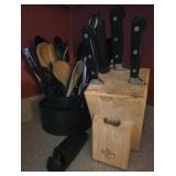 Kitchen Knives, Knife Sharpener, Cooking Utensils