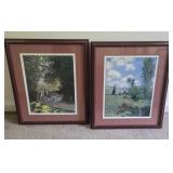 Framed Impressionists Prints