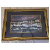 Framed Charleston Battery Print