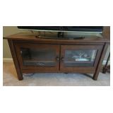 TV Cabinet with Glass Doors