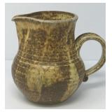Signed Pottery Pitcher