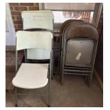Eight Folding Chairs