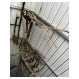 Antique Wooden Farm Implements