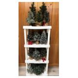 Faux Mini Christmas Trees