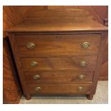 Sheraton Style Wooden Chest of Drawers