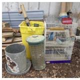 Bird Feeders and Cage