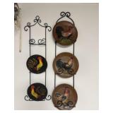Plate Racks and Rooster Plates