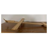 Handcrafted Wooden Airplane Model