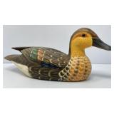 Hand Carved and Painted Duck Decoy by Castilian