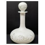 Victorian Satin Glass Decanter