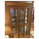 Oak Curio China Cabinet