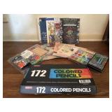 Coloring Books and Colored Pencils