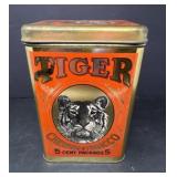 Tiger Chewing Tobacco Tin
