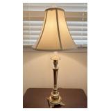 Brass Candlestick Lamp