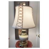 Brass and Ceramic Lamp