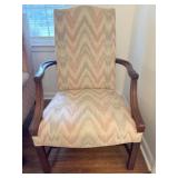 Wooden Upholstered Armchair