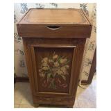 Wooden Trash Bin