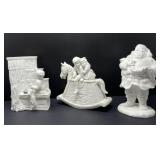 Department 56 Bisque Santa and Children