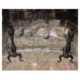 Wrought Iron Andirons
