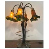 Tiffany Style Pond Lily Lamp