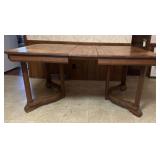 Wooden Trestle Dining Table