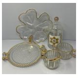 Gold Trim Serveware