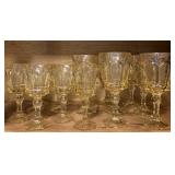 Vintage Fostoria Yellow Glassware