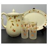 Hall Superior Coffee Pot and Platter
