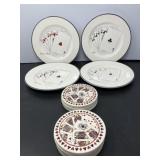 Casino Royale Plates with Coasters