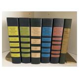 Readers Digest and Brass Musical Note Bookends