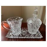 Anchor Hocking Cream And Sugar