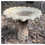 Concrete Birdbath