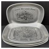 Carson Pewter Bread Trays