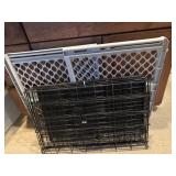 Dog Crate and Gate