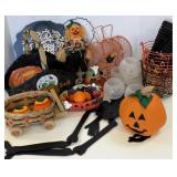 Pumpkins and Halloween Decor