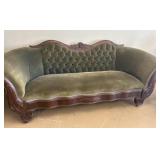Victorian Velvet Sofa