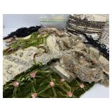 Vintage Beaded and Crystal Trims and Fringe
