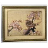 Three-Dimensional Asian Shadowbox Art, Signed