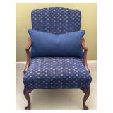 Traditional Upholstered Armchair
