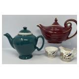 Two MC Teapots, Ansley Cream/Sugar