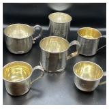 Sterling Silver Christening Cups