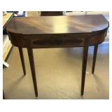 Inlaid Wood Card/Game Table
