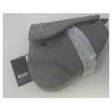 Ego Dree Gray Suede Handbag