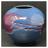 Stuart,Bill. ï¿½Oxblood Blue Flambï¿½ Vase' . Pottery