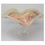 Murano Style Art Glass Bowl
