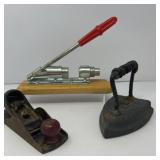 Nutcracker, Planer and Sad Iron