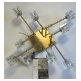 Sputnik Brass Ceiling Light Fixture