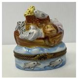 Noahï¿½s Ark Limoges Trinket Box