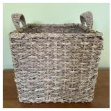 Chunky Woven Basket with Handles